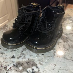 Dr. Martens Patent Boots